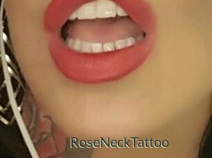 RoseNeckTattoo